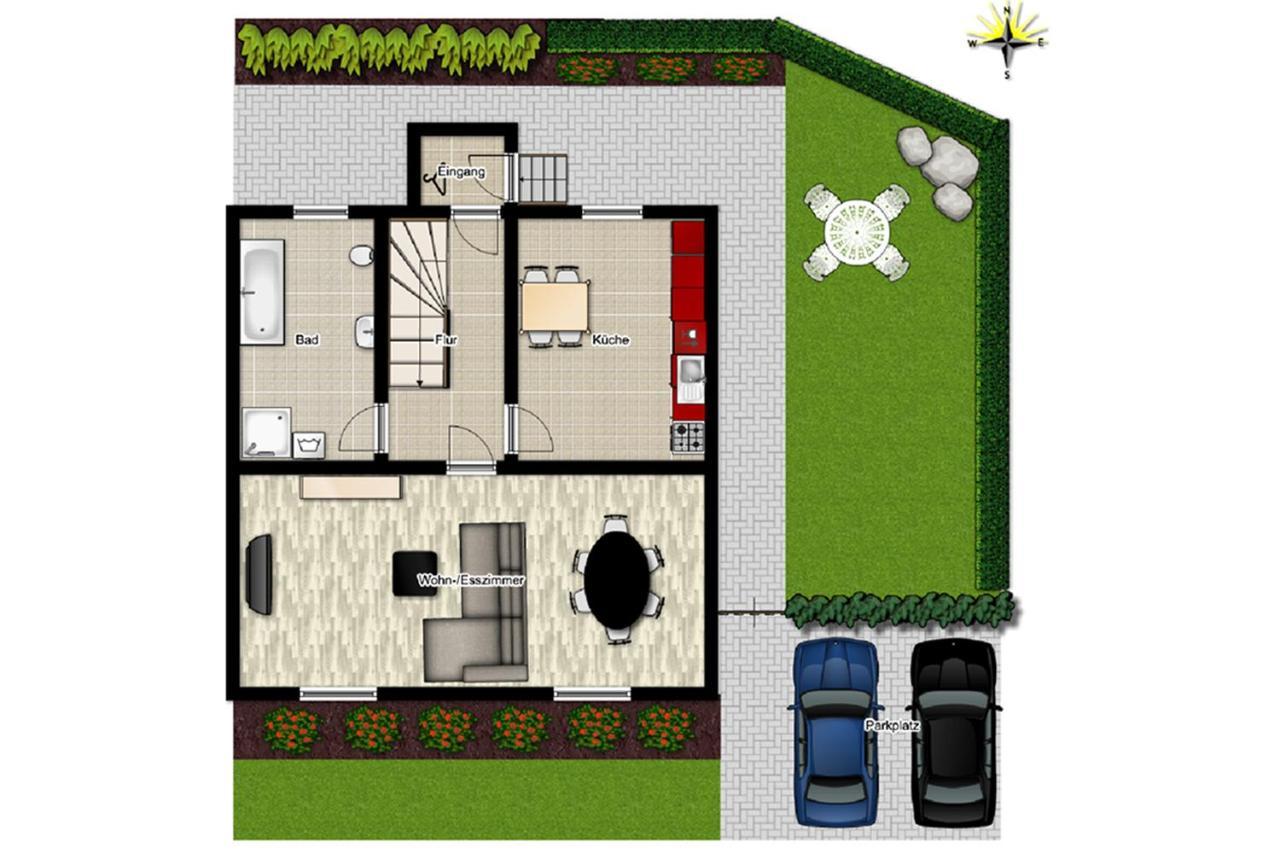 Ferienhaus Halbritter Pouch Eksteriør bilde